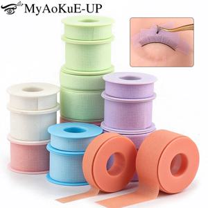 1Pcs 부직포 Micropore 실리콘 젤 속눈썹 테이프 통기성 민감한 저항 눈 패드 속눈썹 확장 메이크업 도구