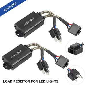 BEVINSEE 50W LED 헤드라이트 부하 저항기 H7 H4 H11 H15 H8 H9 H3 9005 HB3 9006 HB4 9004 9007 9008 CANBUS 자동차 디코더 깜박임 방지