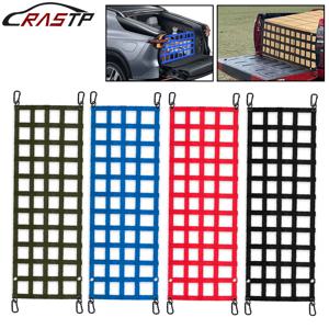 RASTP-트럭 뒷문 네트 60''x18'' 오토바이, 밴, SUV, 자동차, 트럭, 트레일러, 보트 BAG112에 적합한 헤비 듀티 뒷문 카고 네트