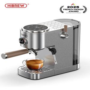 HiBREW 반자동 에스프레소 커피 머신 3 레벨 온도 조절 가능 콜드/핫 20Bar 커피 메이커 카푸치노 H13