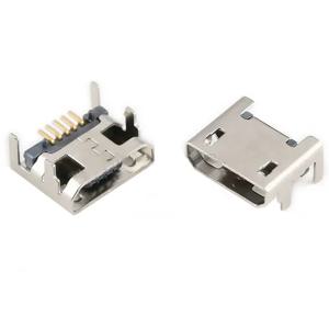 5핀 마이크로 USB 커넥터 암 포트 잭 솔더 플러그 SMD SMT 안드로이드 폰 데이터 충전 소켓 5P 마이크로 USB DIY 수리 어댑터