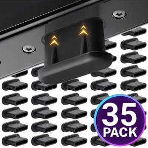 아이폰 15 Pro Max 15 Plus 삼성 샤오미용 실리콘 먼지 방지 마개, C타입/iOS/USB 충전 포트 보호 스토퍼 캡 커버