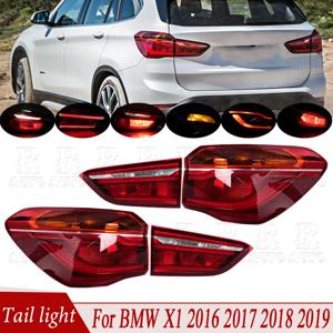 BMW X1 2016-2019 63217350698 63217488548 용 테일 램프 어셈블리 LED 후방 브레이크 경고 램프 방향 지시등 반전 라이트