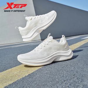 여성을위한 Xtep 운동화 여름 새로운 통기성 메쉬 운동화 야외 초경량 충격 흡수 신발 875318110030