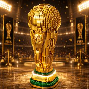 HPROSPER LED 액세서리 조명(모델 없음) 레고 43020 에디션용 FIFA 월드컵 공식 트로피 간편 설치 숨겨진 배선