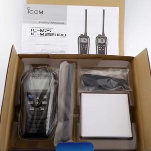 IC-M25 VHF 송수신기 해상 무전기 플로트 IPX7 해상 선박 무전기 IC M25 양방향 무전기 휴대용 방수 인터콤