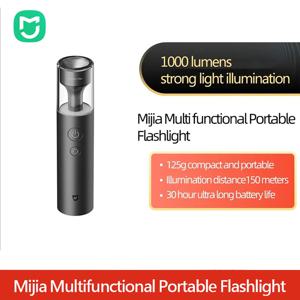 미지아 LED 손전등 휴대용 다기능 충전식 3100mAh 1000 루멘 IP65 방수 비상등 야외용