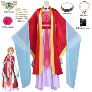 애니메이션 약사의 일기 Gyokuyou 코스프레 의상 Kusuriya no Hitorigoto 여성 Hanfu 크리스마스 할로윈 파티 의류