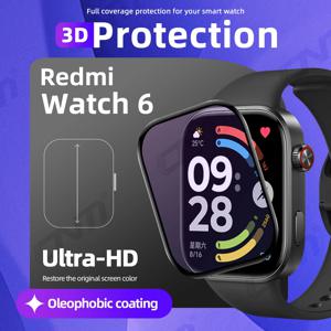 Xiaomi Redmi Watch 6 화면 보호기용 3D 보호 필름, Watch6 액세서리용 풀 커버리지 긁힘 방지(유리 아님)