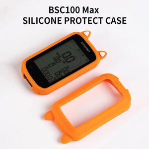 IGPSPORT BSC100Max용 실리콘 보호 커버 GPS 자전거 자전거 컴퓨터 보호 케이스(스크린 필름 포함)