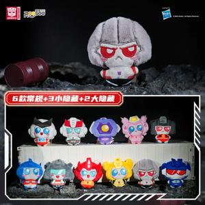REESEE TOYS 오리지널 트랜스포머 미니 시리즈 플러시 블라인드 박스 옵티머스 프라임 메가트론 크리스마스 선물 수집용 소프트 인형