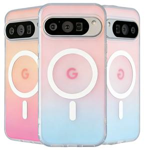 Magsafe 반투명 매트 마그네틱 케이스용 Google Pixel 11ProXL 9ProXL 10Pro 10A 9A 무선 충전 색상 변경 슬림 커버