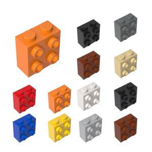 20pcs 22885 수정된 1x2x1 2/3 한쪽에 스터드가 있는 빌딩 블록 장난감 작은 입자 MOC 부품 하이테크 장난감