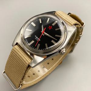 남성용 기계식 시계 상하이 8120 수동 기계식 무브먼트 36Mm 복고풍 중국 시계 남성용 선물에 적합