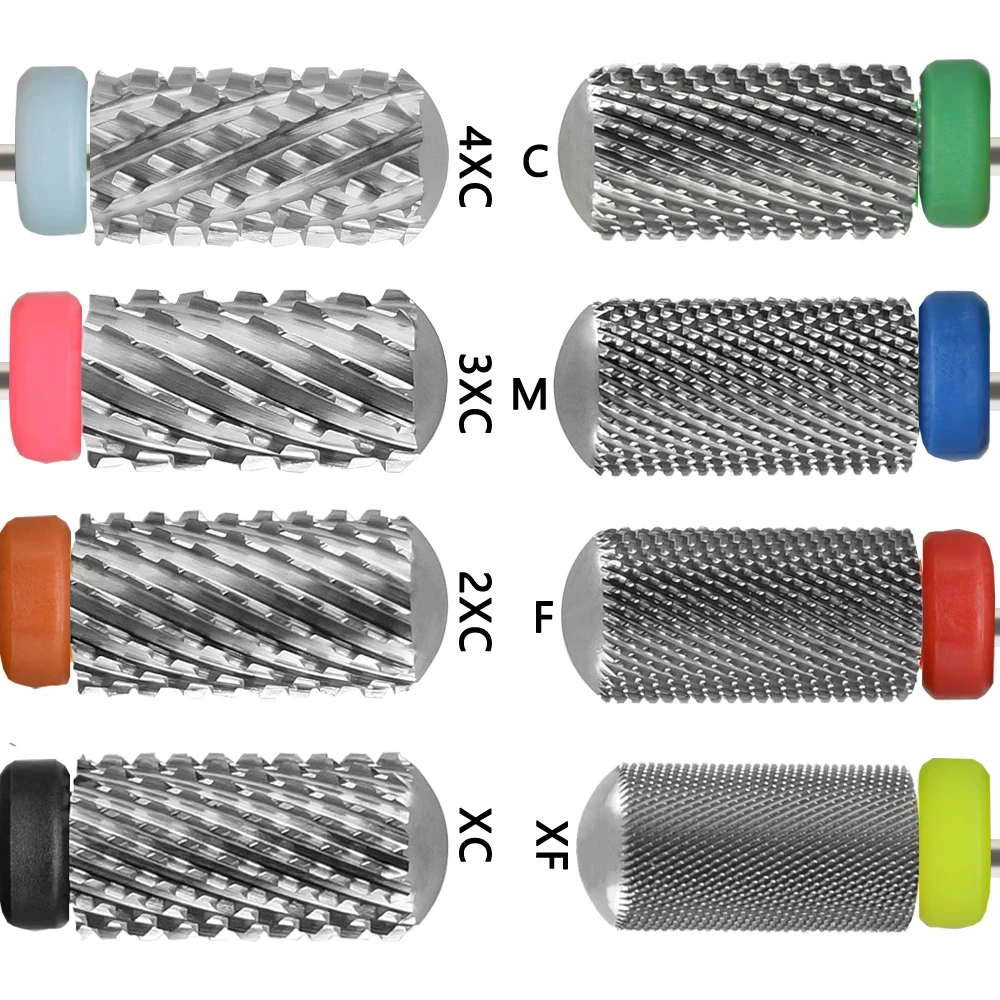 6.6mm 대형 원형 스무스탑 스틸 카바이드 네일 드릴 비트