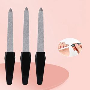 3피스 전문가용 양면 네일 파일 - 가정 및 살롱 매니큐어 및 페디큐어에 적합합니다!