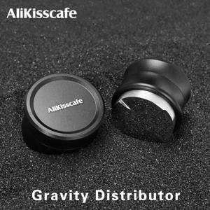AliKisscafe 커피 디스트리뷰터 중력 적응형 레벨러 도구 51mm 54mm 58mm 포타필터 에스프레소 액세서리 바리스타 도구