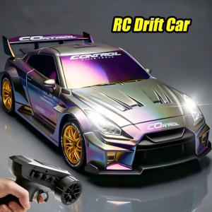 JJRC Q228 미니 RC 드리프트카 2.4G 4륜구동 무선 조종 레이싱카 LED 라이트 라디오 컨트롤 경주용 자동차 데스크탑 장난감