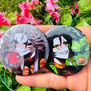 58MM 애니메이션 프릭 서커스 코스프레 의상 SPTE 주석 도금 핀 배지 액세서리 펜던트 소품 크리스마스 선물