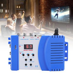 AV to RF 컨버터 VHF/UHF 디지털 HD 변조기 PAL 출력 HDMI/AV 입력 TV용 HD HDMI 변조기 AV to RF 변환기 EU 플러그
