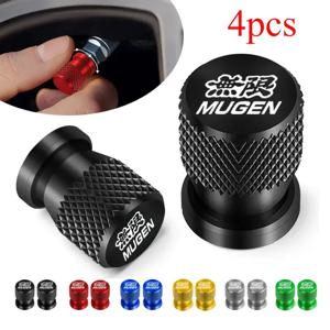 혼다 무겐 CB400 CB650F CBF CBR250RR CRF SH300 NC750 4Pcs 자동차 휠 타이어 밸브 캡 타이어 스템 커버 에어 더스트 방수
