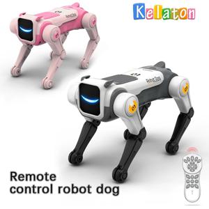 2.4Ghz 무선 조종 스턴트 로봇 강아지, 노래하고 춤추는 스마트 RC 로봇 애완동물 장난감, 8세 이상 어린이를 위한 재미있는 전자 선물