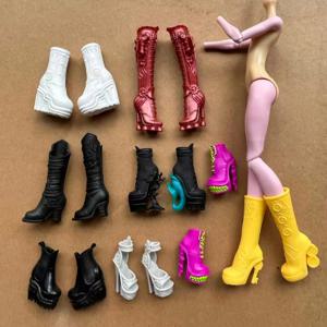 몬스터 인형 신발 부츠 샌들 그레이 블랙 브라운 옐로우 화이트 컬러 인형 장식 DIY 드레싱 인형 부품