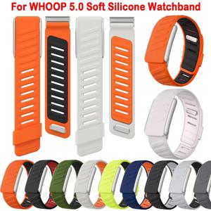 Whoop 5.0용 실리콘 스포츠 밴드, 조절 가능한 시계줄 교체용 브레이슬릿, 통기성 스트랩, Whoop5.0 밴드용