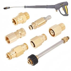 Karcher Easy Lock 퀵 커넥트 어댑터 키트, HDS TR22 AG & IG 황동 피팅, 호스 및 고압 스프레이 건용
