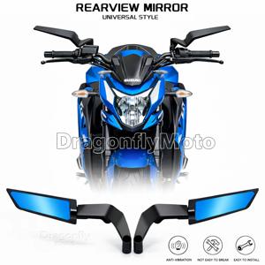 스즈키 버그만 400 SV650X GSX-S1000 GSX-S950 GSX-S750 GSX-S150 GSX-S125용 오토바이 백미러, 스포츠 리어 뷰 미러