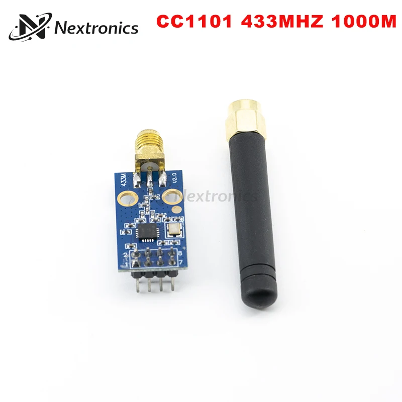 1/3/5/10PCS CC1101 무선 모듈(SMA 안테나 포함) Arduino용 무선 트랜시버 모듈 315/433/868/915MHz