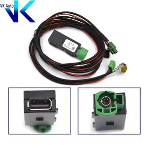 5Q0035726E CarPlay 미디어 USB AUX 스위치 MIB2 MDI USB AMI 어댑터 플러그 소켓 5Q0 035 726 E 골프 7 MK7 VII 파사트 B8용