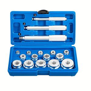 17종/세트 씰 드라이버 설치 제거기 자동차 공구 알루미늄 휠 베어링 키트 베어링 분해 공구 수리 키트