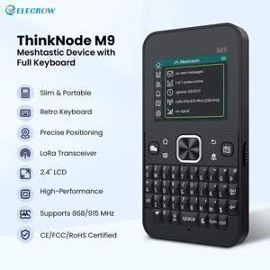 Elecrow ThinkNode M9 메시스틱(Meshtastic) ESP32-S3 GPS 통신 단말기, 2.4인치 LCD 탑재