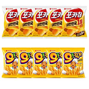 포카칩 스윗치즈30g 5개 + 오감자 그라탕30g 5개