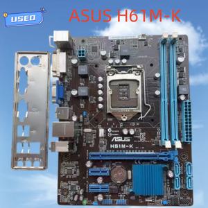 ASUS H61M-K 메인보드는 1155핀 소켓을 지원하며, DDR3 메모리를 사용할 수 있고, VGA, DVI, 기가비트 이더넷 포트를 갖추고 있습니다.