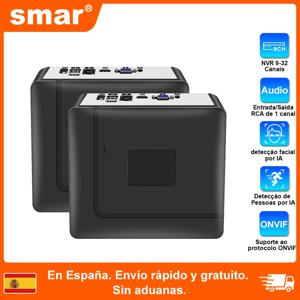 Smar H.265 최대 4K 출력 CCTV NVR 얼굴 감지 9CH 10CH /16CH 32CH 4K 보안 비디오 레코더 모션 감지 P2P Onvif XMEYE