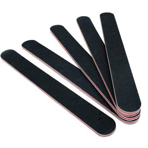 5pcs/10pcs Nailfile 전문 네일 버퍼 블랙 샌드페이퍼 강력한 스트레이트 라임 앵글 100/180 버핑 샌딩 파일