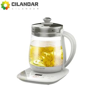 220V Jiuyang 건강 냄비 다기능 꽃 주전자 유리 스튜 차 주전자 1.5L 휴대용 미니 멀티 쿠커 차 디저트 쿠커