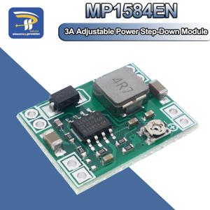 MP1584 초소형 DC-DC 스텝 다운 전원 공급 장치 모듈 MP1584EN 3A Arduino 용 조정 가능한 벅 컨버터 LM2596 교체