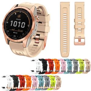 Garmin Fenix ​​7S 6S 5S 실리콘 손목 밴드 팔찌 SmartWatch Watchband Fenix ​​7S 6S Pro / 5S Plus 용 시계 스트랩