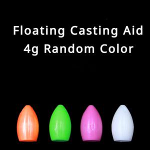 10 Pcs 플로팅 캐스팅 보조 4g 30mm 루어 ABS 캐스팅 보조 플라이 미끼 말 이빨 흰색 스트라이프 낚시 장비 다채로운 긴 캐스팅 보조