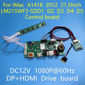 IMac A1418 LM215WF3-SDD1 D2 D3 D4 D5 제어 보드 2012 21.5 인치 1920*1080 DP HDMI 포트 LCD 디스플레이 드라이버 마더 보드