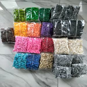 대량 빌딩 블록 대형 브릭 17개 단색 260g 무료 조립 호환 레고 어린이 교육용 창의 장난감 DIY