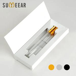 50 개/몫 10ML 향수병 종이 상자 빈 분무기 스프레이 유리 향수병