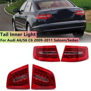 아우디 A6 C6 S6 RS6 살롱 세단 2009 2010 2011 LED 자동차 테일 라이트 브레이크 램프 후면 방향 지시등 스톱 램프 어셈블리