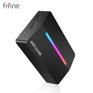 라이브 스트리밍 및 게임용 Fifine 비디오 캡처 카드 4K HDMI, PS4/PS5/Windows/Mac OS/Switch/Xbox - V3과 호환 가능