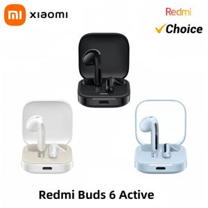2024 새로운 Xiaomi Redmi Buds 6 Active TWS Bluetooth 이어폰 30h 긴 배터리 수명 5 튜닝 모드 BT 5.4 무선 헤드폰