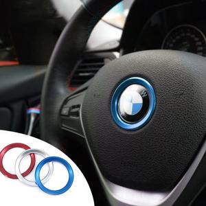 자동차 스타일링 장식 링 스티어링 휠 서클 스티커 BMW M3 M5 E36 E46 E60 E90 E92 X1 F48 X3 X5 X6 X3 E83 F25 X4 F26