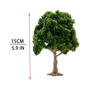 10-15cm 시뮬레이션 소형 와이어 나무 모델 철도 기차 레이아웃/Diy 모델 만들기/디오라마를위한 인공 식물 장난감